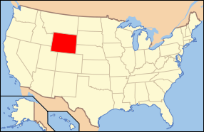 Map of the United States with {{{Name}}} highlighted