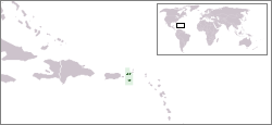 Location of United States Virgin Islands